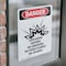 Signmission Explosive Vapors No Danger Sign, Vinyl Decal, 7in W x 10in L, 2PK OS-2PACK-DS-D-710-V-1211 - alternate 6
